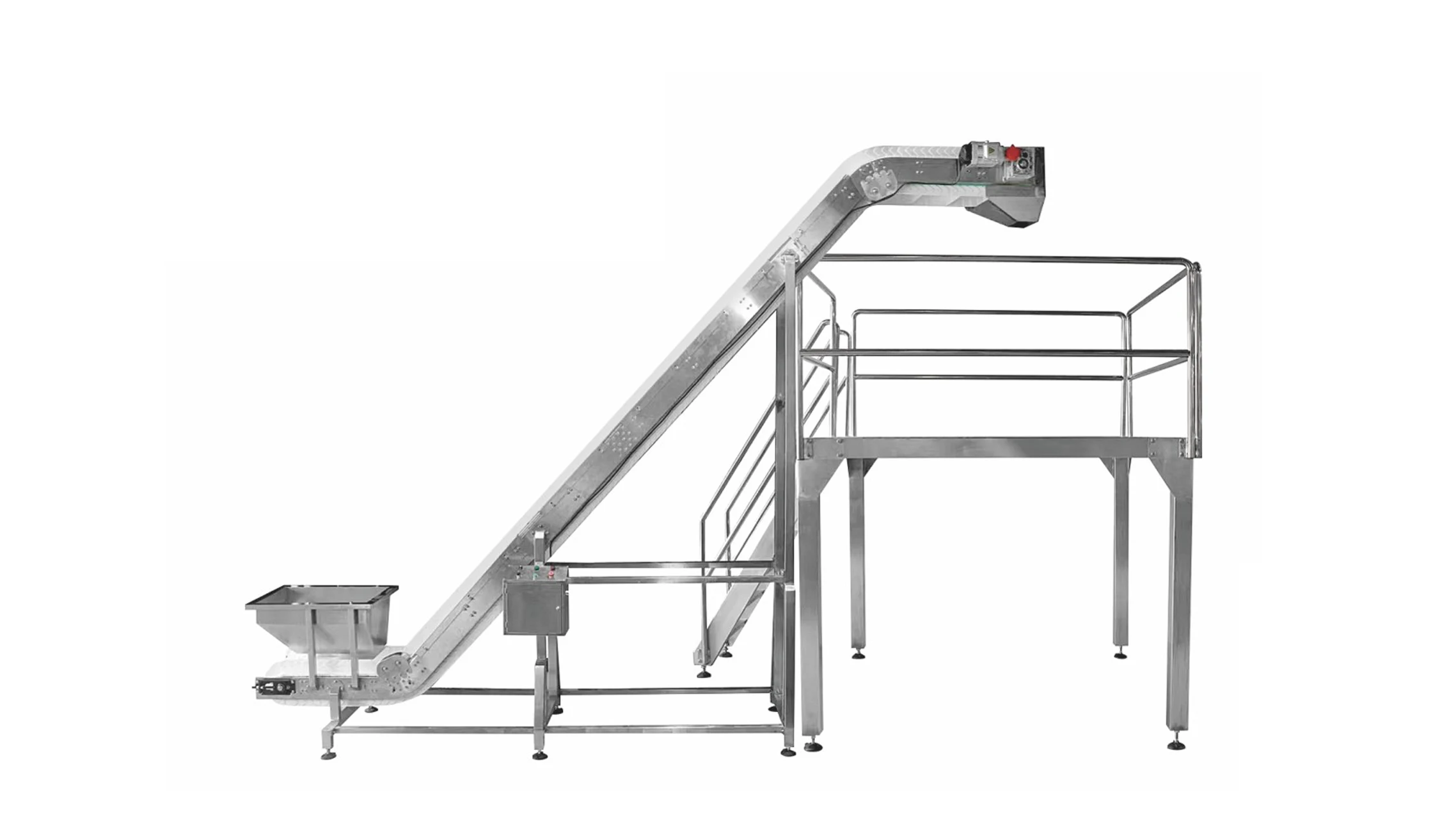平台配大倾角输送带